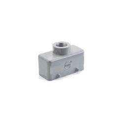 Capot 16B, Aluminium moulé sous pression, IP65, Sortie verticale, M32